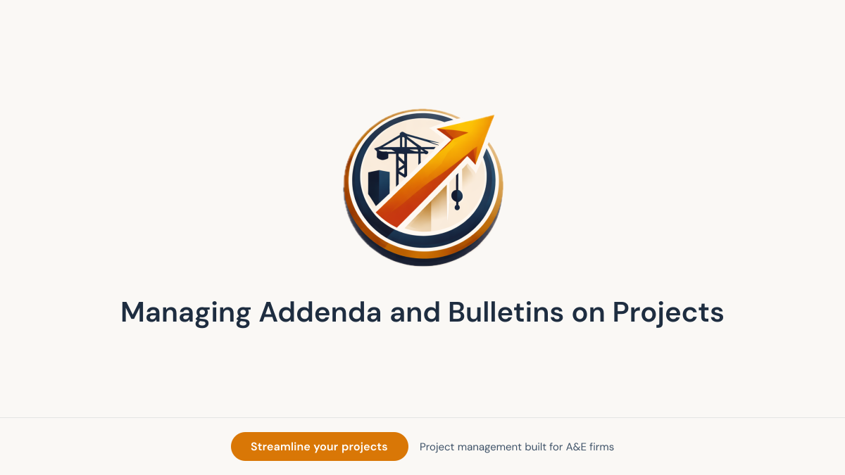 Managing Addenda and Bulletins on Projects | Olumba Blog | Olumba